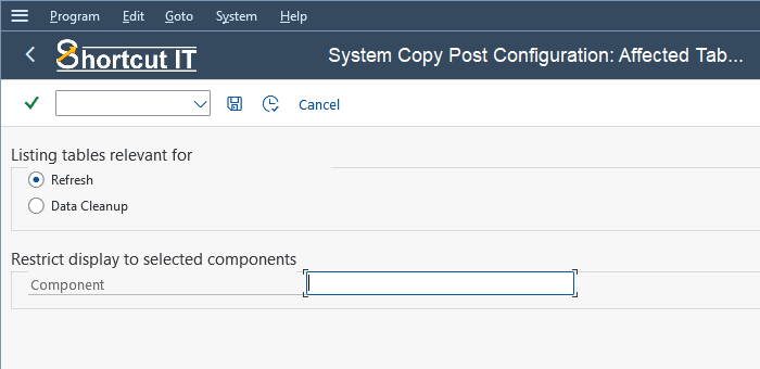 SCTC_LIST_TABLES - PCA-Tool